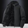 Polar Fleece Hooded Jacket for Men Autumn Winter Outdoor Thicken Warm Parkas Coats Men Hiking Camping Jackets Clothing