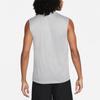 Nike Printed Round Neck Sleeveless Fitted Vest Men Tops Gray DX0992-063