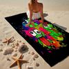 Colorful Game Friends Beach Towel, Super Soft Microfiber, Gift for Her/Him, Birthday, for Pool, Beach, Travel, Home Decor Fan Gifts