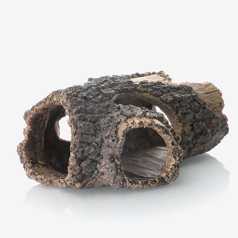 

Random Color Creative Fish Tank Decoration Landscaping Resin Wood Barrel Tree Debris Shape Aquarium Resin Home Crafts Ornaments 13.5x9x5.5cm