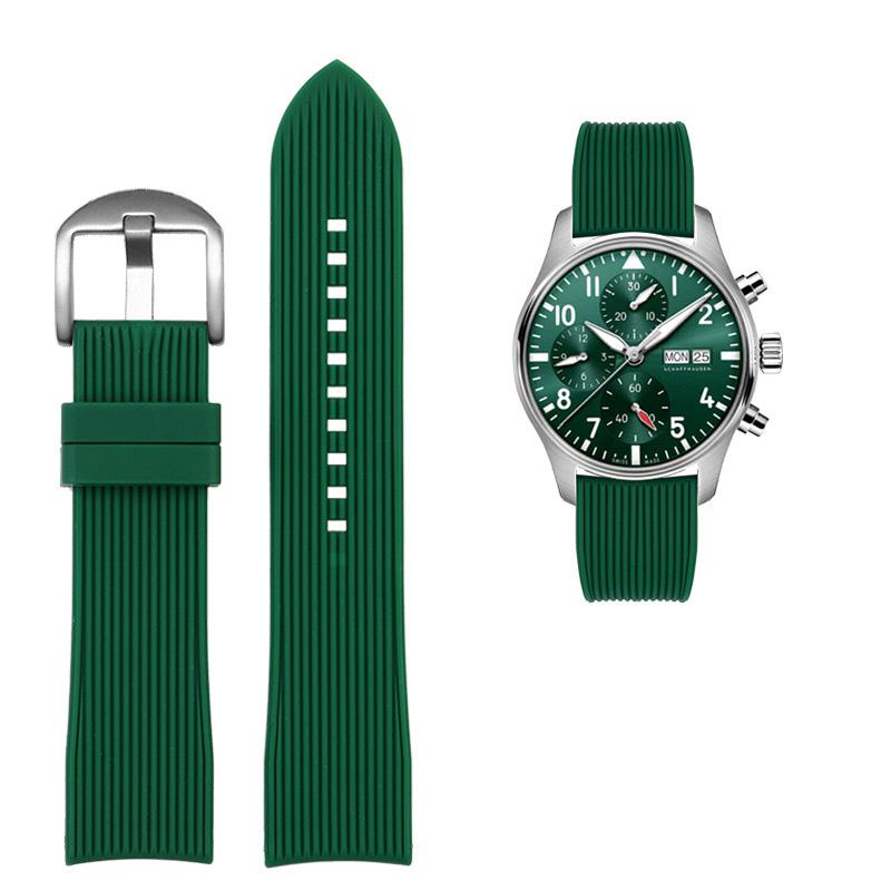 Classic Arc Interface New Waterproof Silicone WATCH Band for Huawei Samsung Watchband 20mm 22mm Rubber Strap for Mido Tissot Omega
