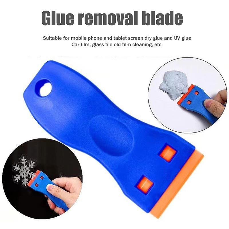 1Set Car Sticker Remover Multipurpose Plastic Small Paint Automotive Film Applying Tool Household Glass Cleaning Scraper
