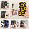 For Infinix Hot 70 5G Case X6895 X6895B Pretty Girl Sunflowers Painted Cover Soft TPU Phone Case For Infinix Hot 70 Hot70 Fundas