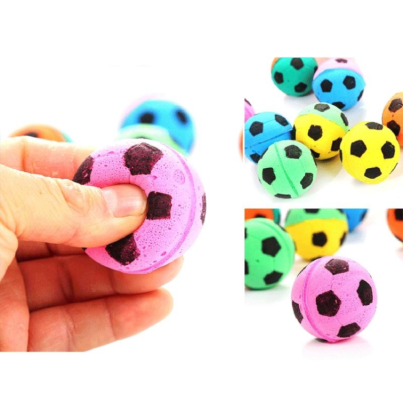 10x Small Rebounding for Cats To for Play Colorful DIY Craft and Art Supplies 4cm Soft Rebounding Balls for Cats Lightwe