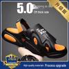 Men's Non-Slip Odorless Back-Strap Thick-Soled Slippers - Beach Sandals for Summer Outdoor Wear