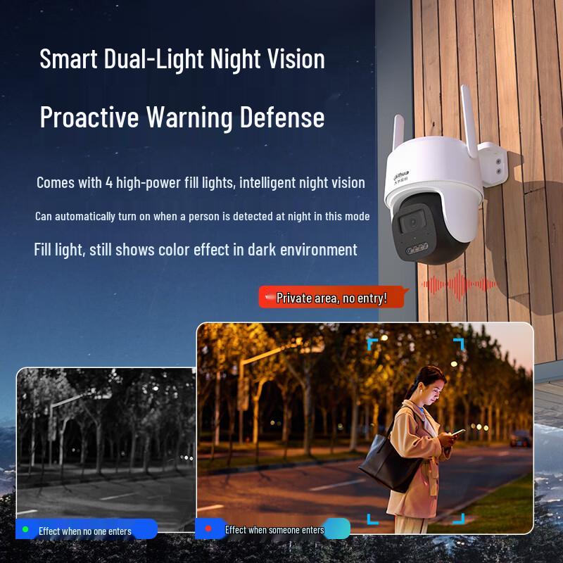 Dahua 5MP 4G AI Outdoor Security Camera CN plug (adapter included)