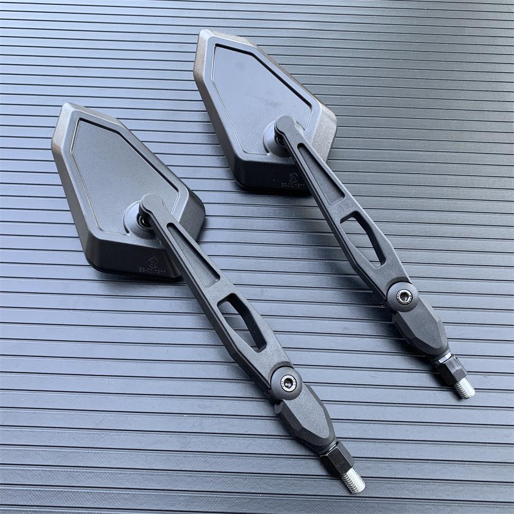 10mm Universal Motorcycle Handlebar Rear View Side Mirror for Suzuki SV1000 for Honda Cafe Racer for BMW Motorcycle Accessories