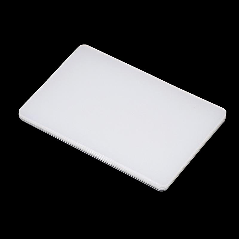 Carte de vizită transparentă goală de 10 bucăți, rezistentă la apă, pentru rechizite de birou școlare