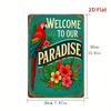 Retro Style Metal Sign for Home Decor