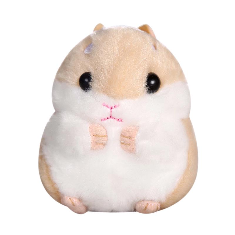 Niedlicher Hamster Plüsch Schlüsselanhänger Puppe - Kleiner Rucksackanhänger