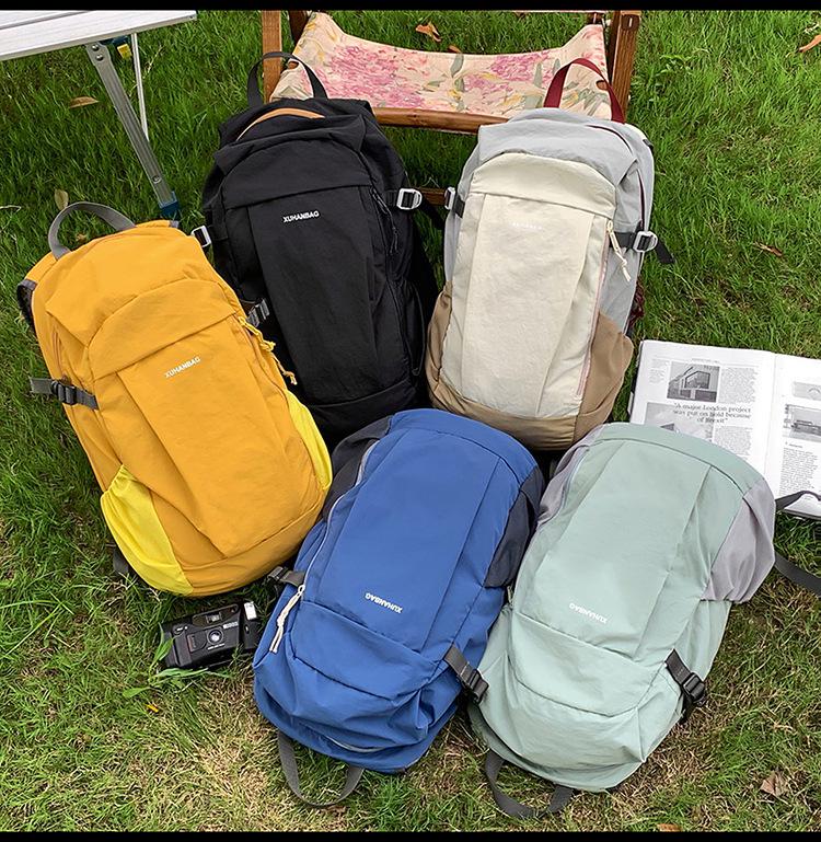 Men's Large Capacity Outdoor Backpack - Lightweight, Casual for Hiking, Travel, Cycling, School, and Laptop Use