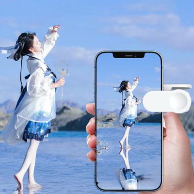 Phone Reflection Clip with Larger Mirror & Remote Adjustable Angle Mirror Effect Lens for Stunning Water Sky Shots Rear Camera Mirror Accessory
