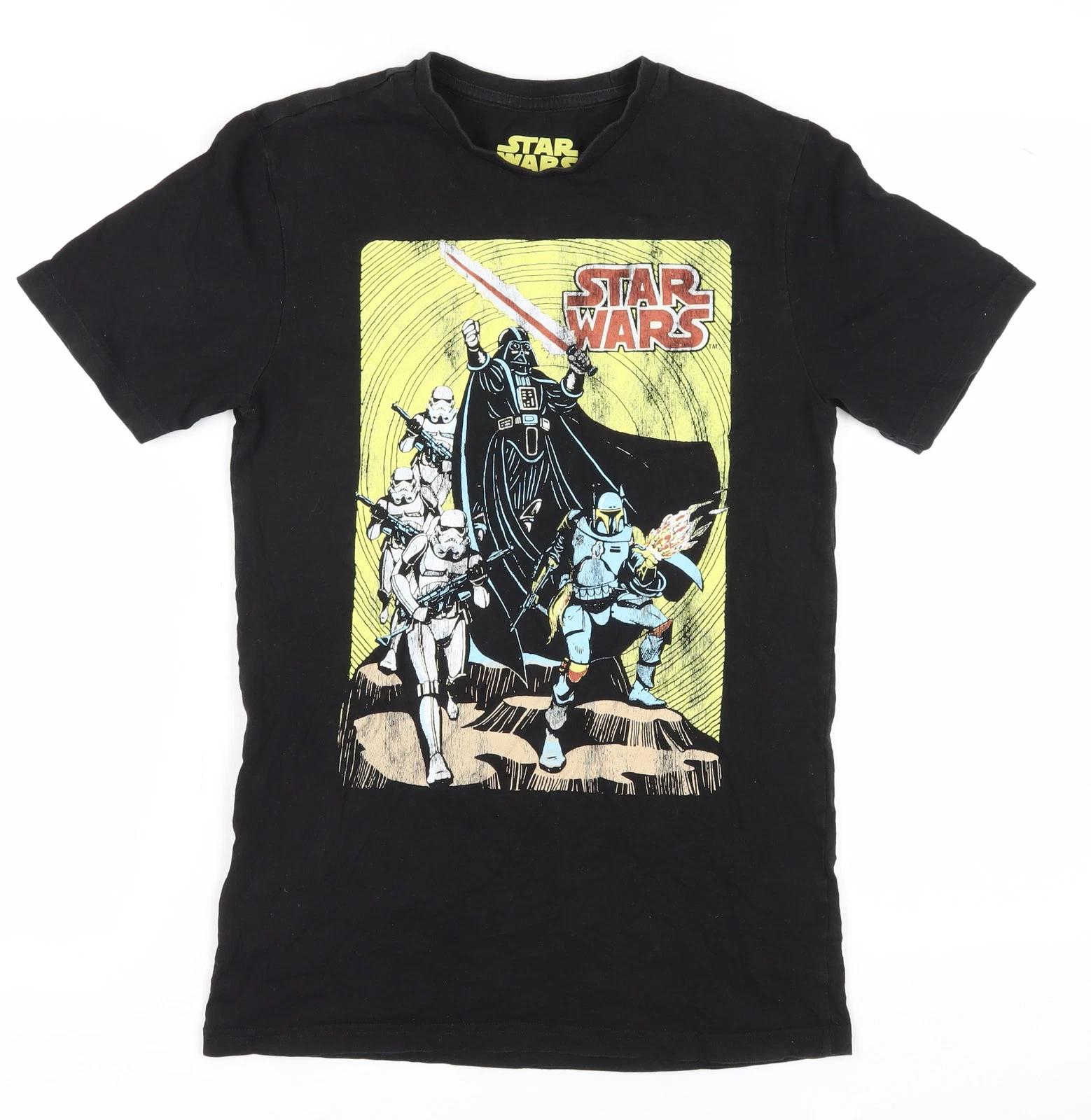 

Star Wars Unisex Black Graphic T-Shirt Small M