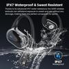 Open Ear Wireless Earbuds Bluetooth Headphones, 40Hrs Playtime Stereo Sound Earphones with IP7 Waterproof Ear Buds for Fitness/Travel