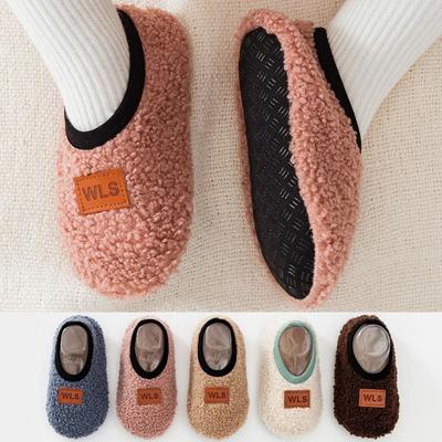 Indoor Home Kids Shoes Winter Warm Baby Slippers Toddler  Floor Sock Shoes Boys Girl Children Soft Anti-slip Walking Shoes