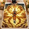 Flannel BlanketNaruto Uzumaki Warm Soft Throw Blanket for Indoor Sofa Bed Living Room Use