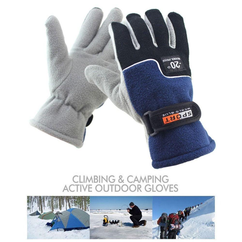 Touchable Screen Winter Gloves Polar Fleece Skiing Gloves  for Outdoor Cycling Skiing