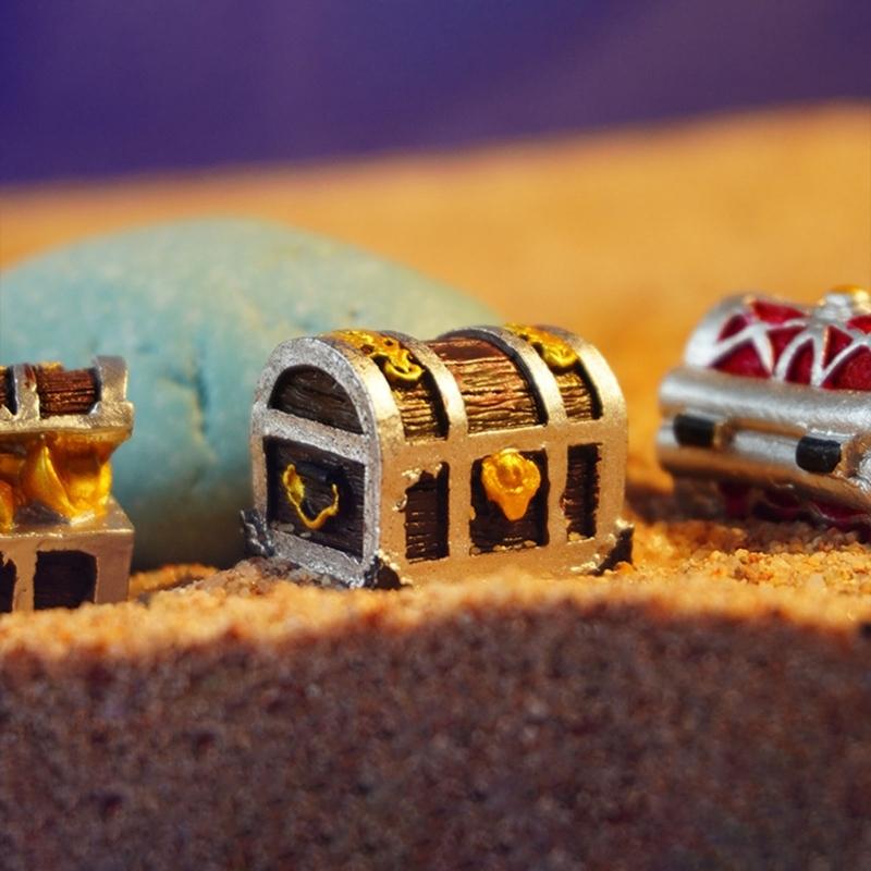 Vintage Underwater Decoration Treasure Chests Aquariums Decors For Home Or Office Use Fishtanks Landscaping Accessory