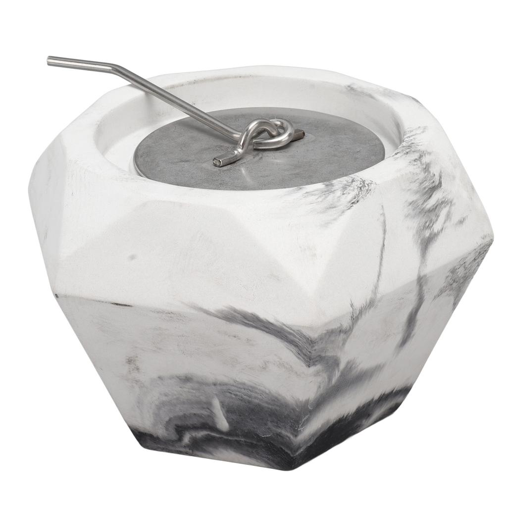 Tabletop Fire Pit Prevent Fuel Leakage Portable Decorative Concrete Mini Ethanol Fire Bowl for