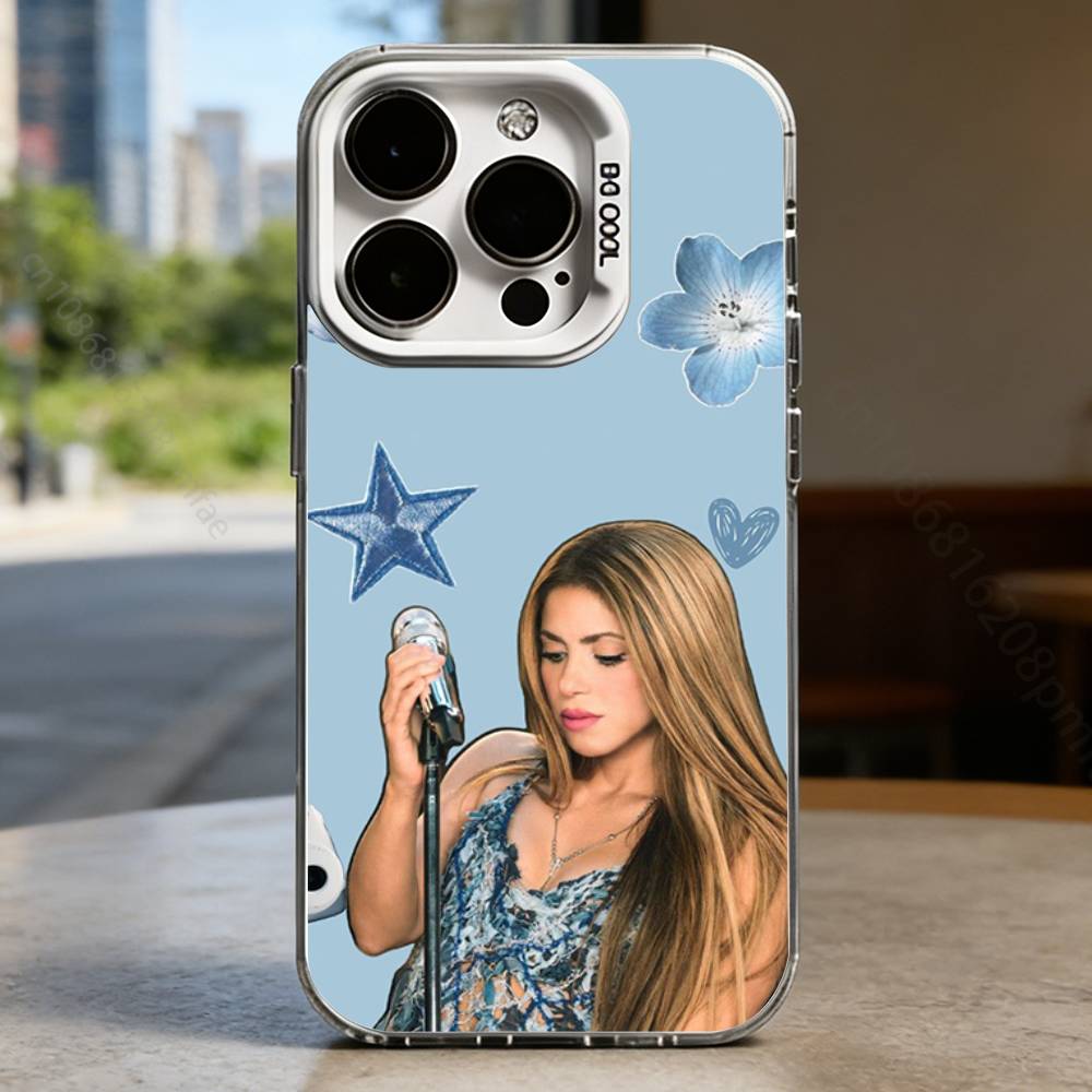 

S-Shakira Fashion Mobile White Shockproof Phone Case For iPhone 17,16,15,14,13,12,11,Pro,XS,Max,Plus,Mini,SE iPhone16PROMAX