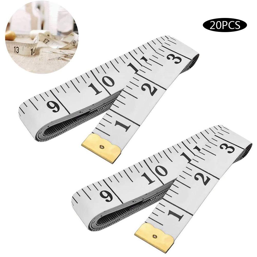 20 Stück Doppelskala Körper Nähmessung Flexibles Lineal Schneider Weiches Maßband