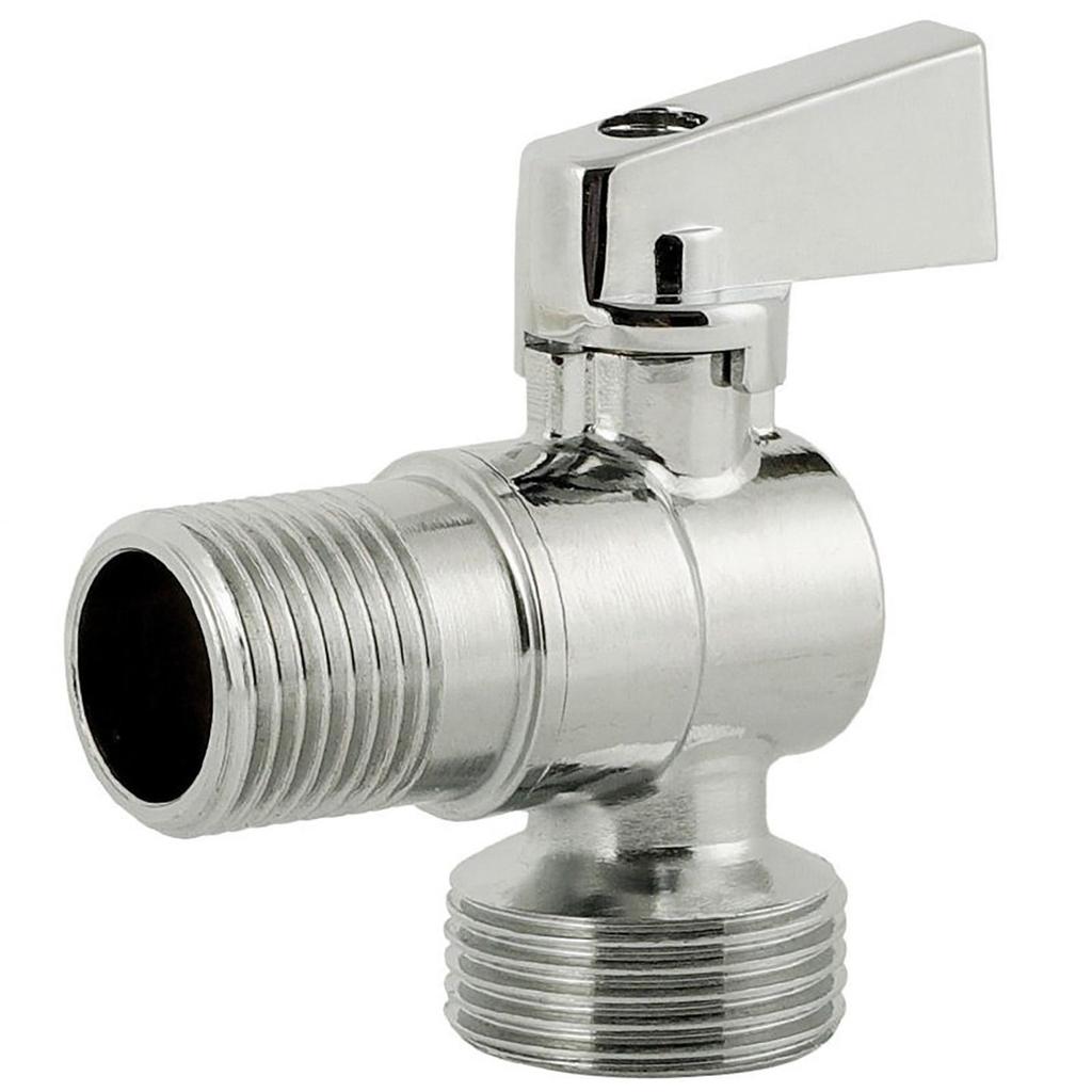All-Copper High-Flow Hot & Cold Water Switch for Appliances (4-6 Minute Angle Valve).