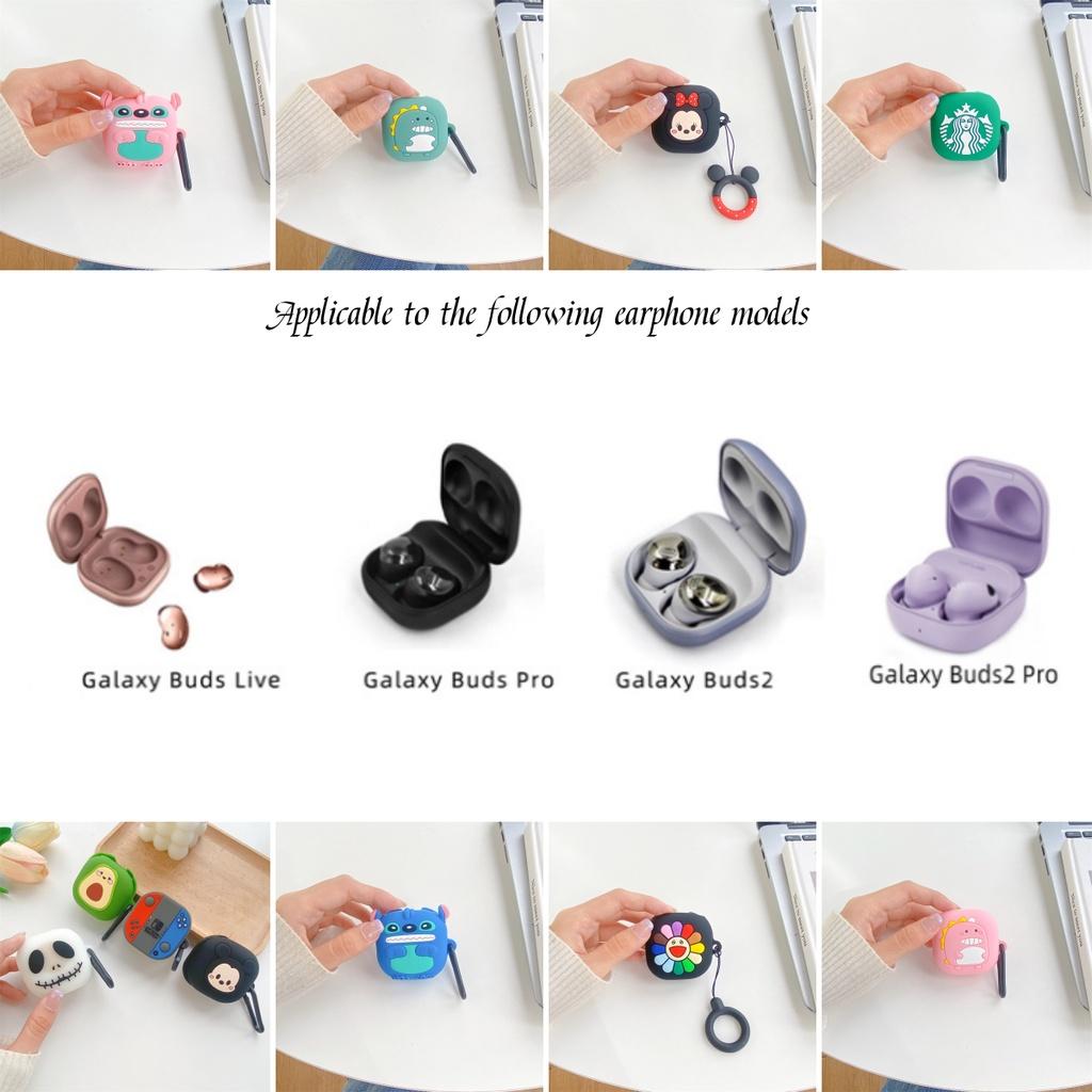 Cute Cartoon Tpu Earphone Case Compatible With Samsung Buds2 Pro Live Minnie And Mickey