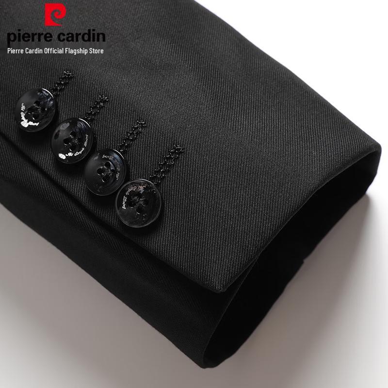 Pierre Cardin Men's Anti-Wrinkle Chinese Style Stand Collar Suit Set