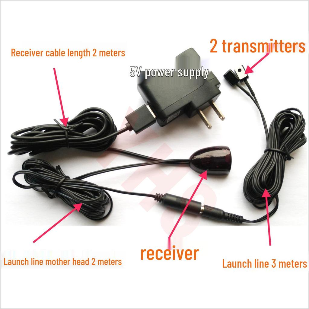 Smart Home Infrared Repeater: 1 Receiver, 2 Transmitters In Stock