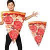 Cosplay Halloween Costume Kids Pizza Slices Costume Children Food Costume Funny Cosplay Jumpsuit for Boys Girls Gifts
