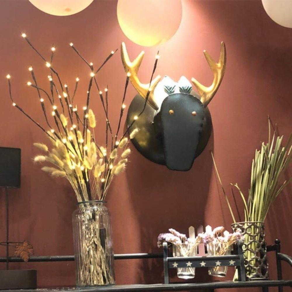 Bendable Fairy Lights Battery Operated Willow Branches Lights LED Simulated Tree Branch Light  Home