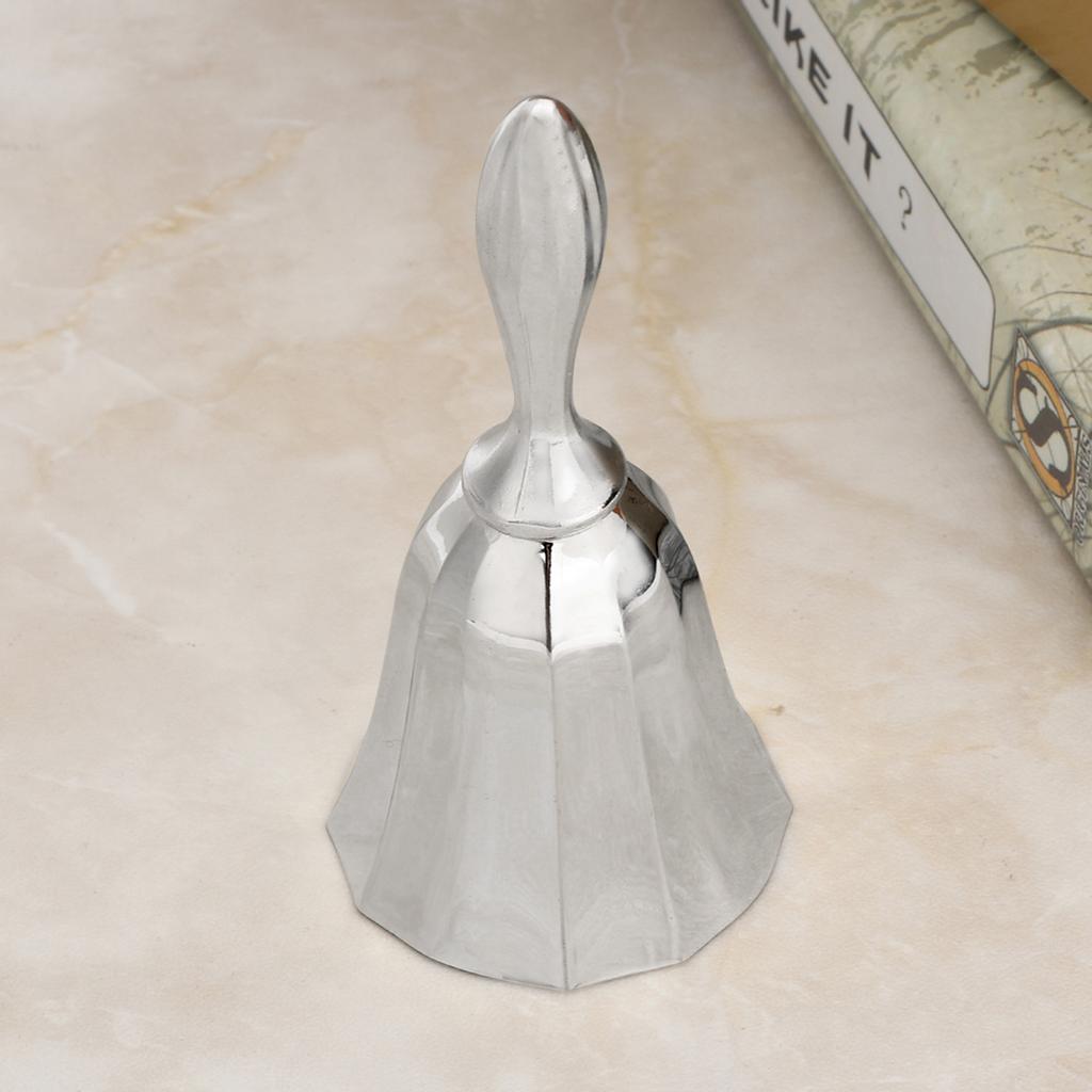 Vintage Zinc Alloy Dinner Hotel Calls Handbell Hand Bell Metal Handicraft Christmas Gifts