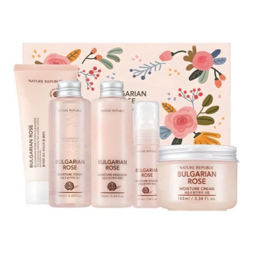 Nature Republic Bulgarian Rose skin care set Korea Beauty