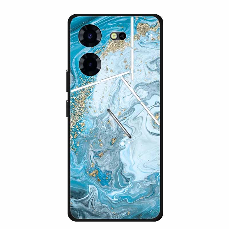 Luxury Case For Tecno Pova 5 Pro 5G TPU Soft Silicone Back Cover for Tecno Pova5 Pro 2023 LH8n Phone Cases Cute 6.78" New etui