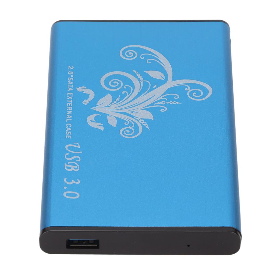 Hard Drive Enclosure 4TB 2.5in 5Gbps Transmission USB3.0 Aluminium Alloy Plug and Play HDD Enclosure for Laptop Desktop