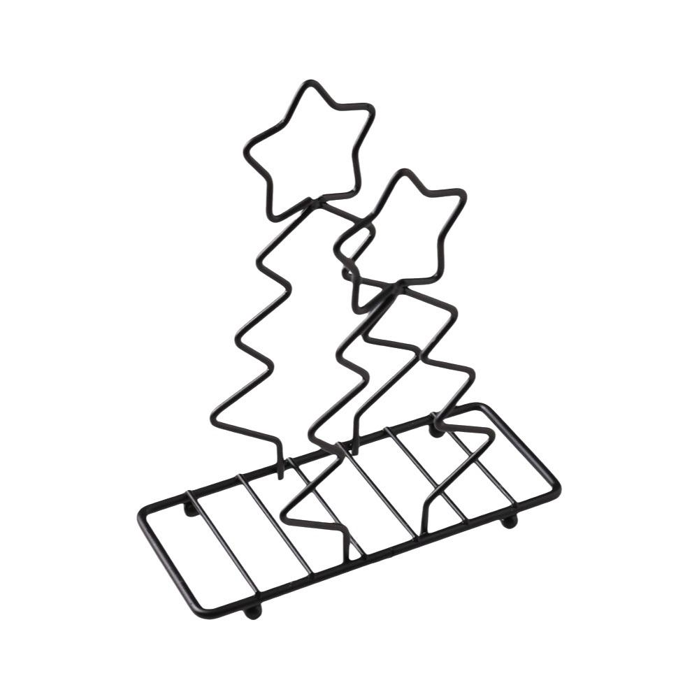 Iron Christmas Tree Napkin Holder Stable Decorative Paper Storage Rack Minimalist Paper Dispenser Rack Kitchen Use