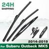 For Subaru Outback MK5 2014-2019 2015 2016 2017 Wiper Front & Rear Wiper Blades Windshield Windscreen Window Brushes 26"+17"+14