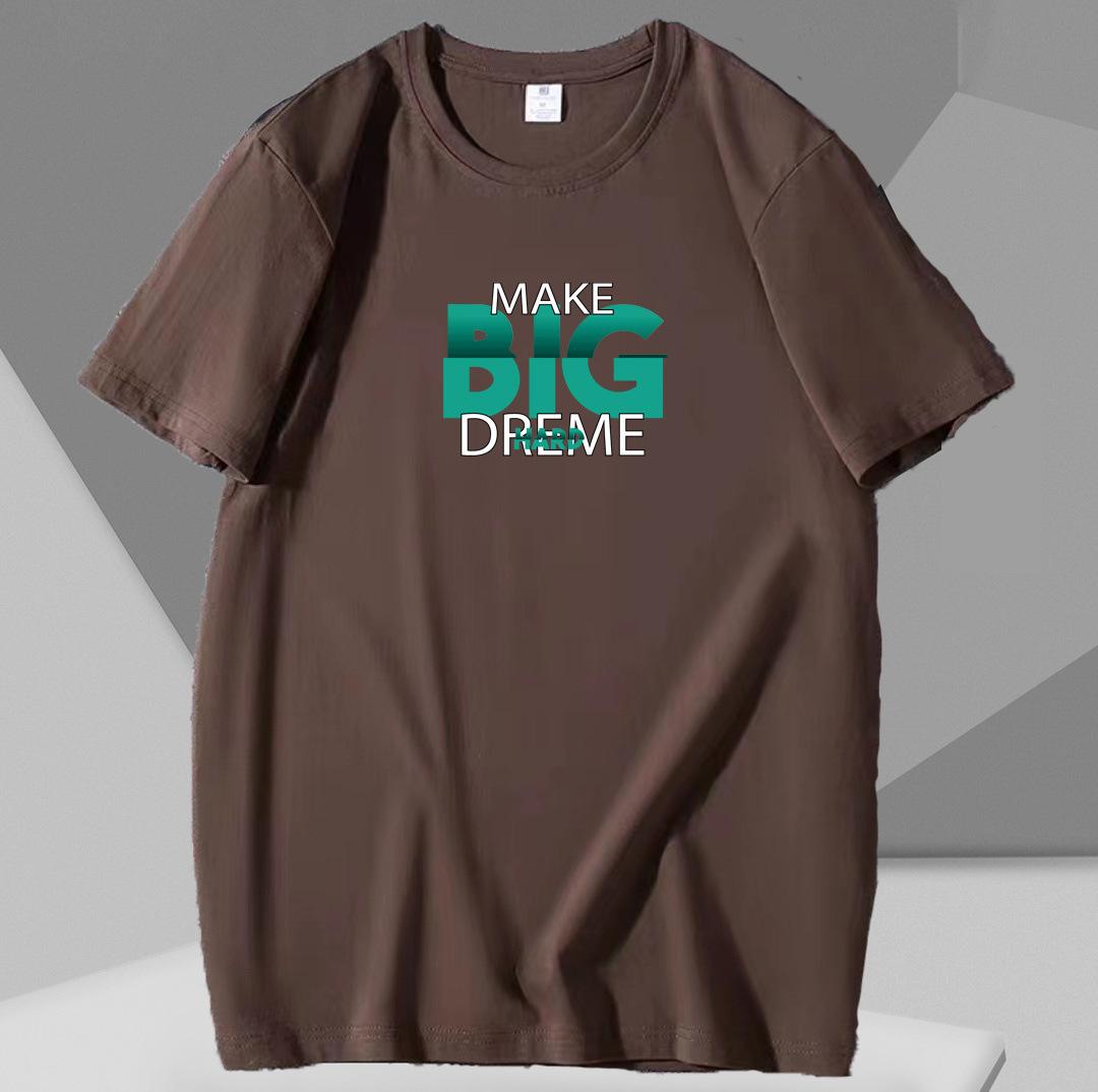 

Футболка больших размеров 12XL, мужская повседневная футболка из чистого хлопка с коротким рукавом и круглым вырезом, дышащая и удобная посадка 12XL дубильная кора