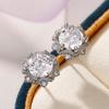 Neue funkelnde Blumen-Design-Zirkonia-Ohrstecker, Temperament-Ohr-Accessoires für Frauen, Party, ausgefallene Mädchen-Geschenk-Schmuck