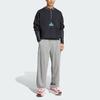 adidas Equipment Series Originals Ss25 Reflect Fashion Simple Cuffed Long Pants Knitted Sports Pants Men Bottoms Medium-Gray JP0355