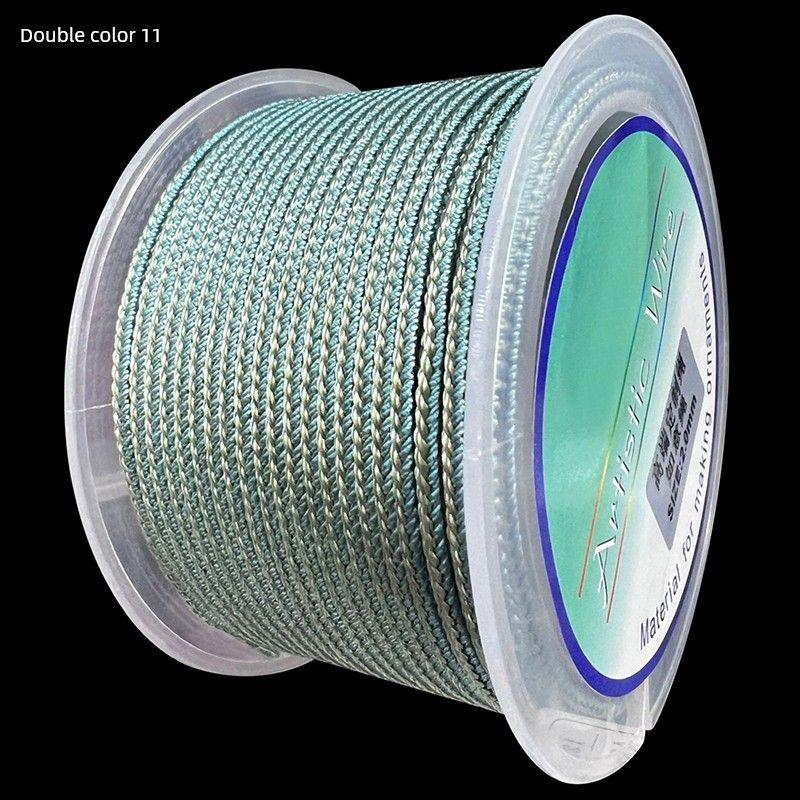 

2.0mm Ruyi Two-Color Emerald round Jade Pendant Jade Pendant Rope Double color 11