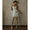 Tube Top Light Wedding Dress 1011 New Fashion Hip Skirt, Bridal Morning Robe Dress, Travel Photography License Welcome Dress