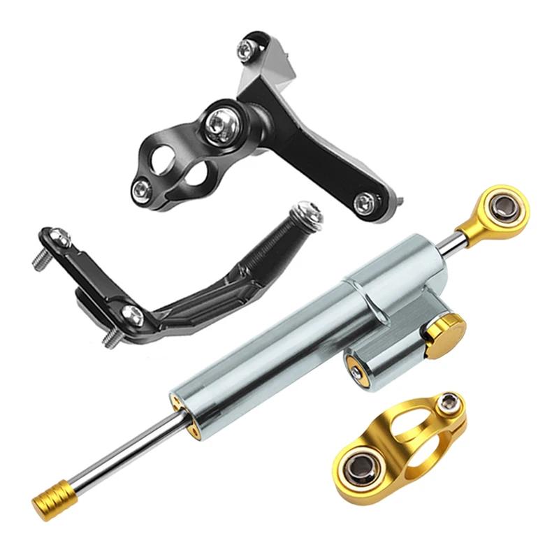 For KAWASAKI Ninja ZX6R ZX-6R 2024 CNC Motorcycle Stabilizer Steering Damper Mounting Bracket Support Kit