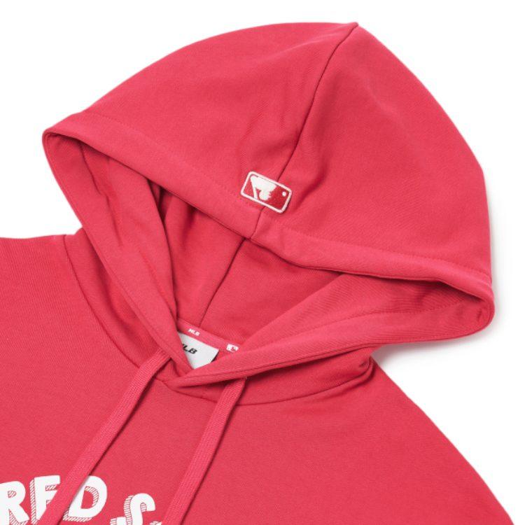 MLB X Disney Sweatshirts Unisex Red Hooded Moderate Regular 3AHDD1014-43RDL