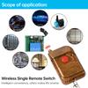 433Mhz Universal Wireless Remote Control Switch DC 12V 1CH Relay Receiver Module RF Transmitter Learning Button Remote Control