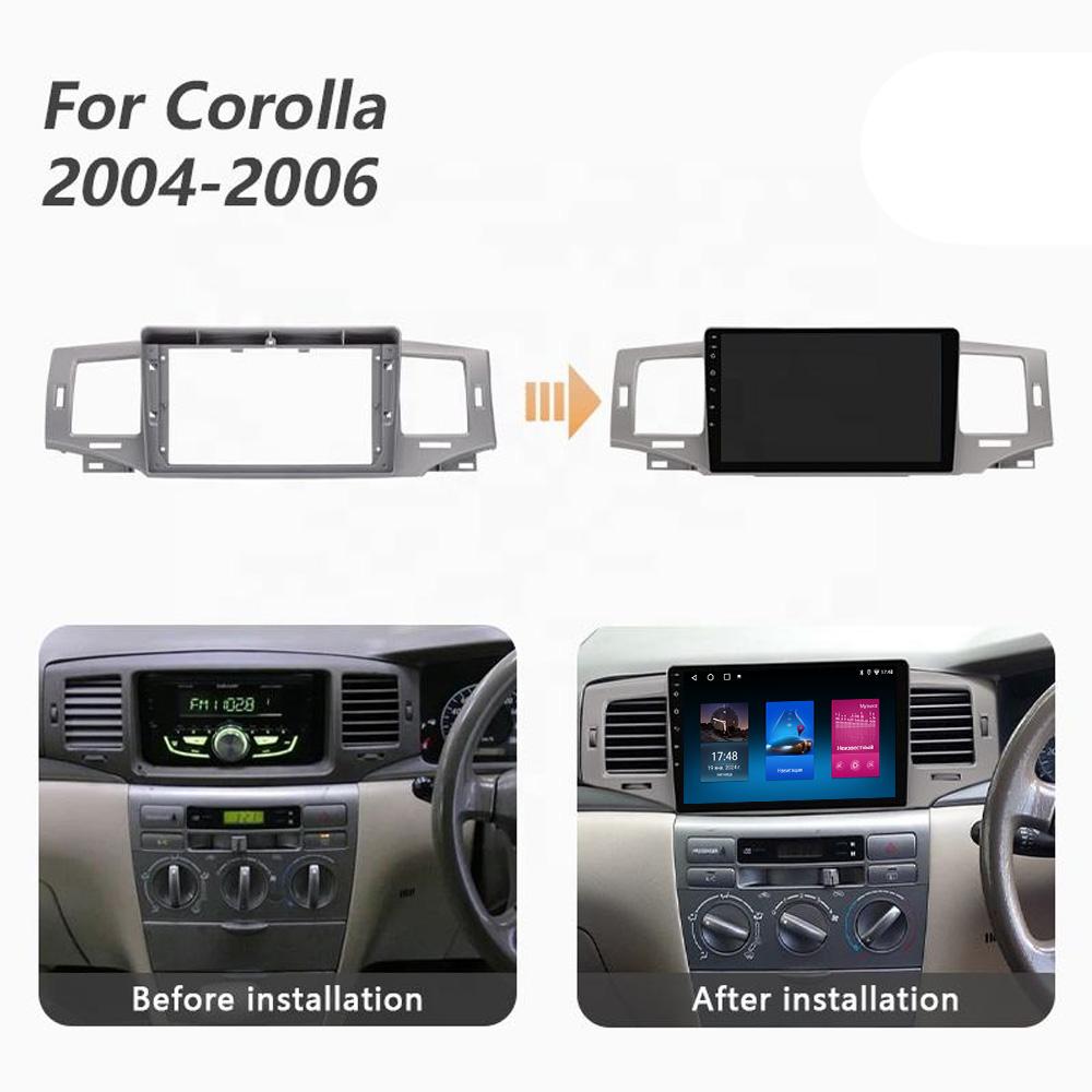 TOYOUSONIC 2 Din Android13 For TOYOTA Corolla 2004-2006 Car Radio Multimedia Player GPS Navigation Autoradio Carplay Head Unit