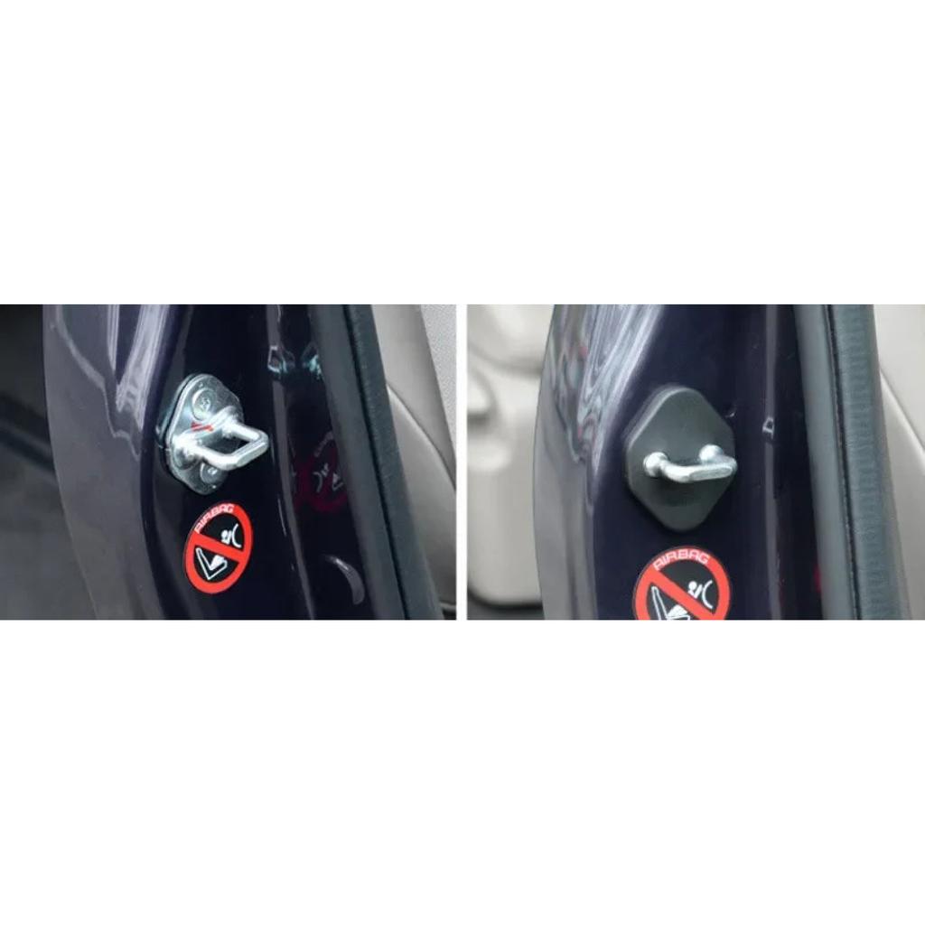 8pcs Car Door Lock Buckle Door Holder Door Lock Protective Cover Car Sticker for Suzuki Vitara Accessories
