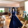 Vestito Primaverile a Finta Due Pezzi con Pizzo e Fiocco Dolce in Stile Coreano per Ragazze Energiche