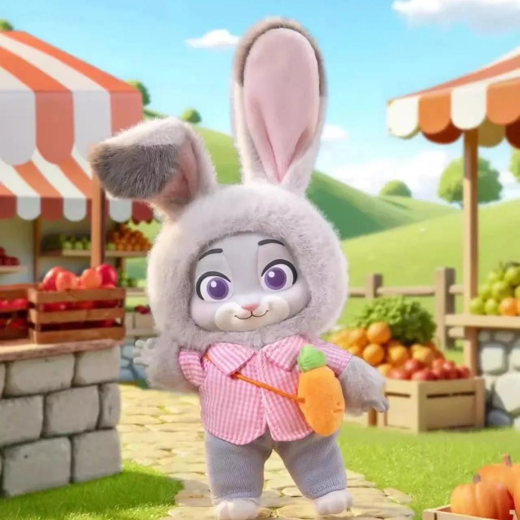 Originální plyšové hračky Zootopia2 Králík Judy Lišák Nick Ovce Tajemný starosta Figurka Anime Hračky Sbírka Vánoční dárky