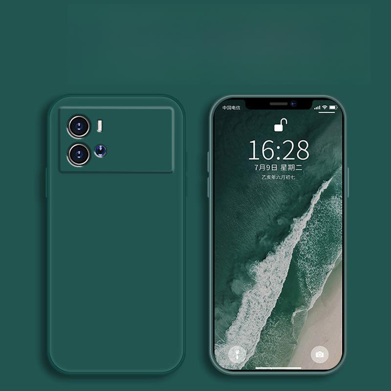 Applicable To Oppoa57-5g Mobile Phone Case Protection Case Liquid Soft Silicone Full-cover Anti-fall Case for Men and Women